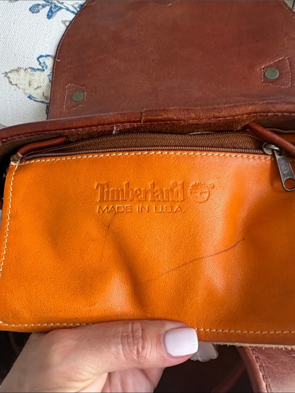 Timberland backpack leather